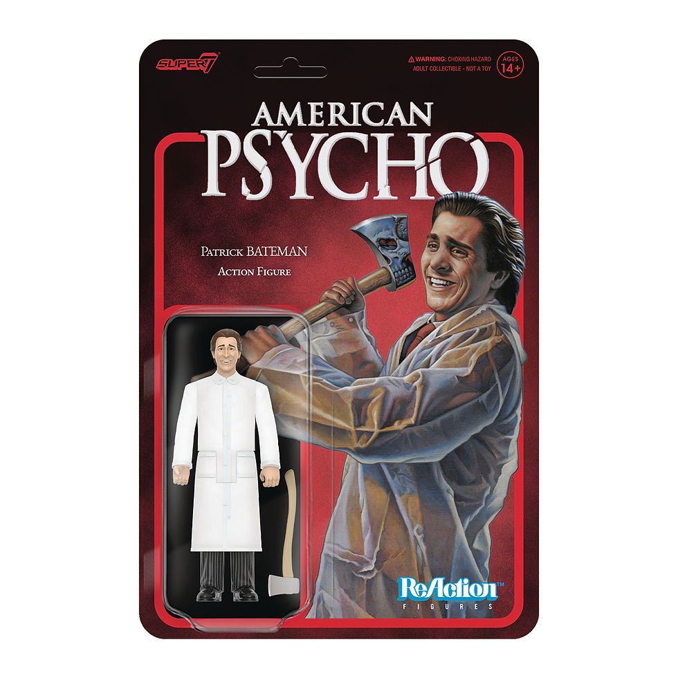 AMERICAN PSYCHO REACTION WV1 PATRICK BATEMAN RAINCOAT AF