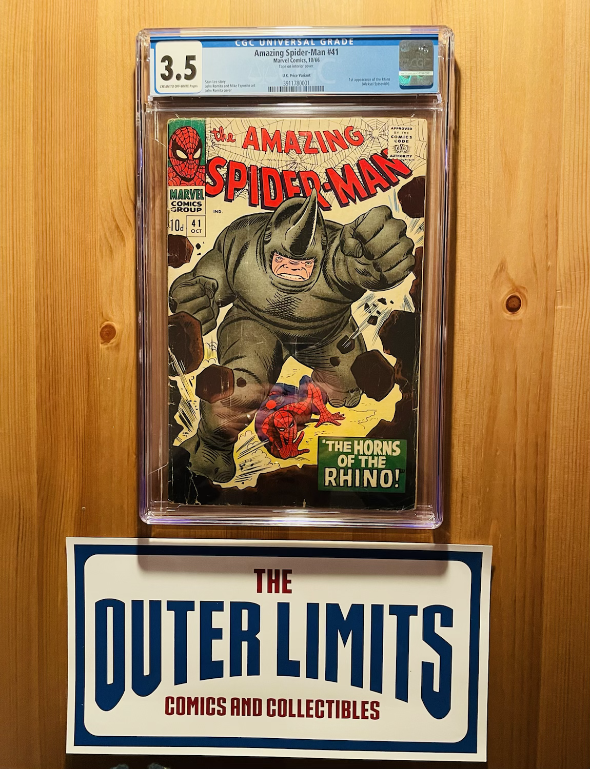 Amazing Spider-Man 41 CGC3.5
