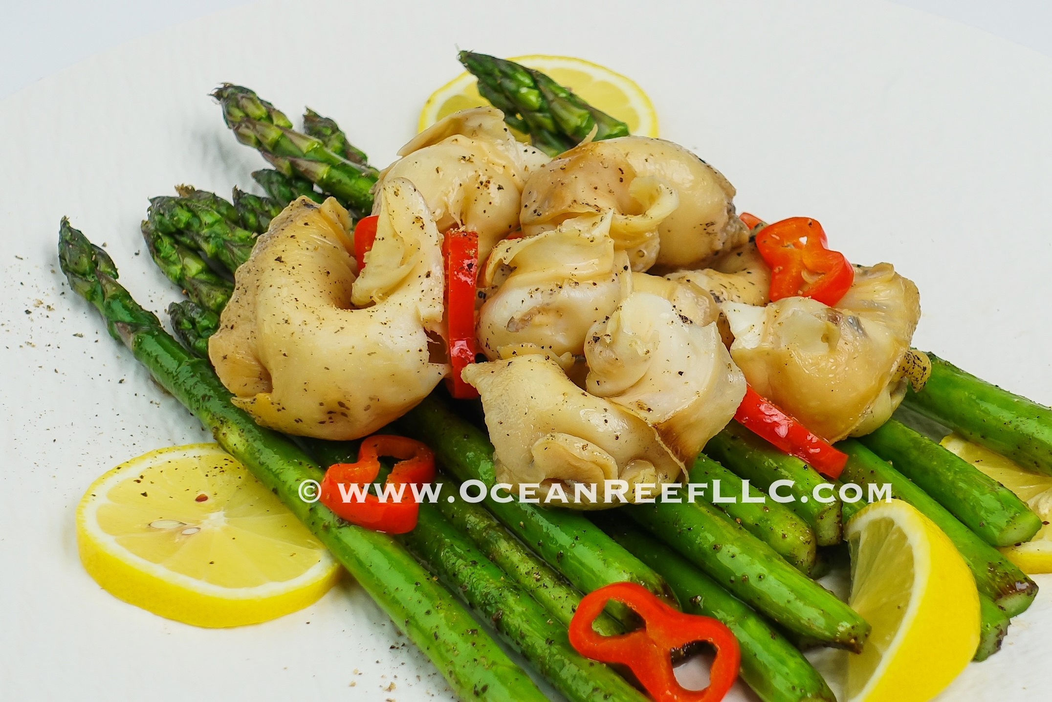 Frozen Wild Caught Cold Water Whelk Meat (1.5 Pounds per Pack)
