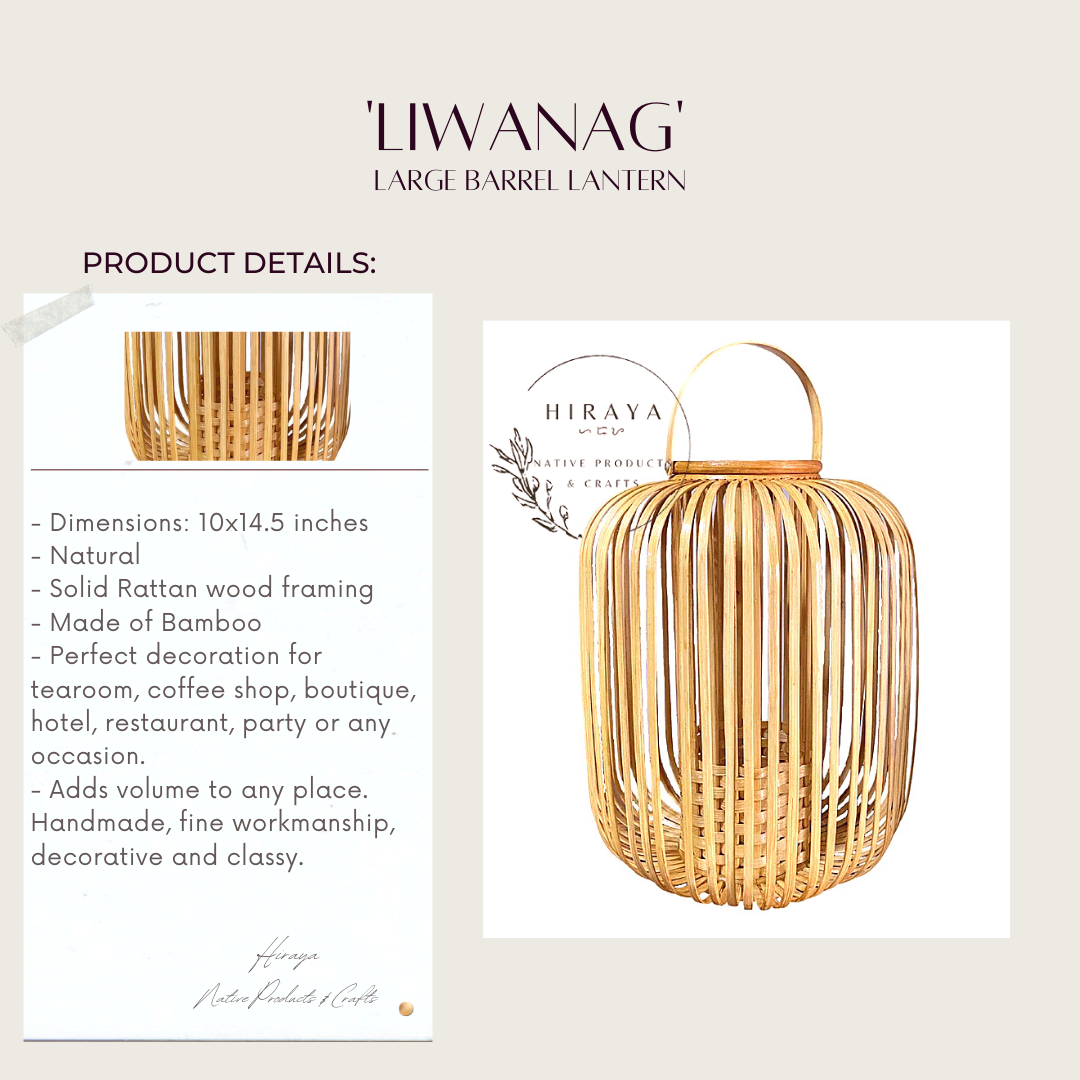 Liwanag Large Barrel Lantern