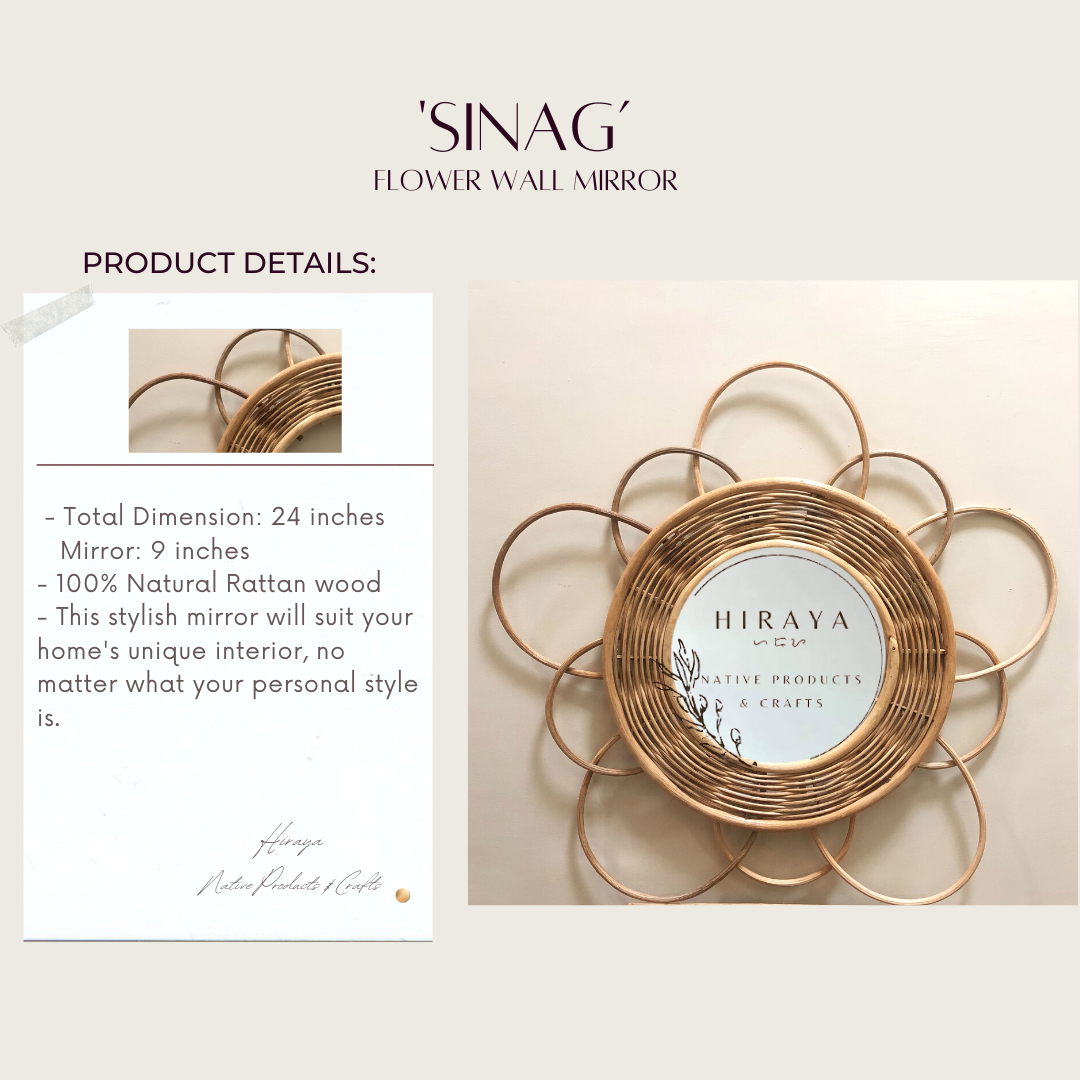 Sinag Flower Wall Mirror