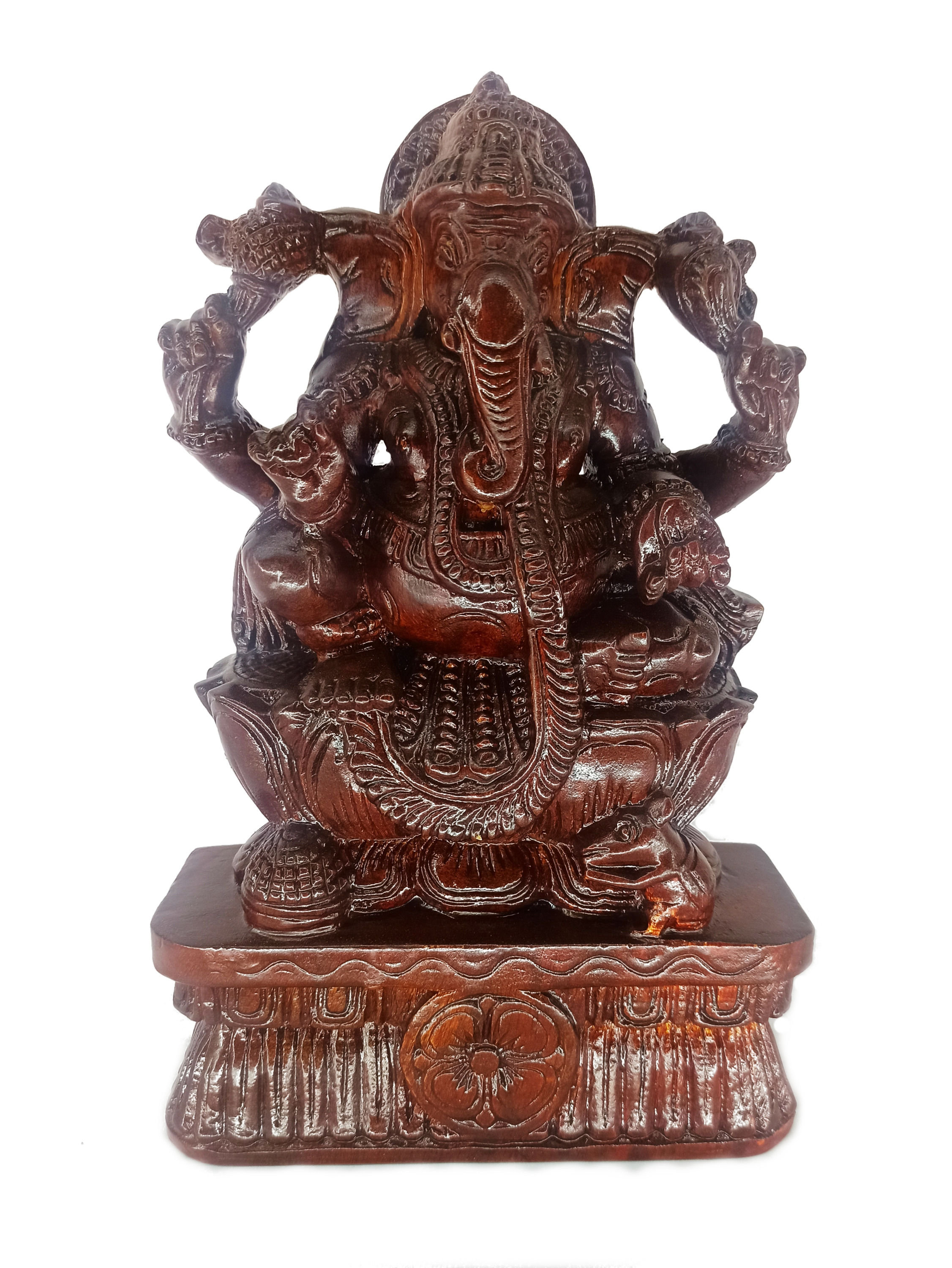God Ganesh Rose wood colour
