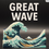 Thumbnail: Great Wave off Kanagawa Display 3D Printed - Artistic, Detailed, Unique Décor