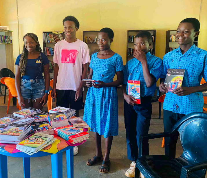 Kids holding Books