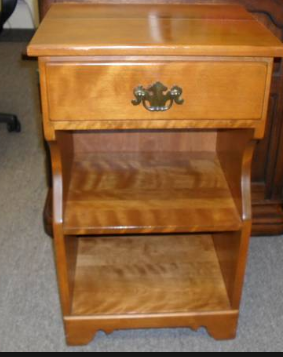 photo of colonial-style nightstand.
