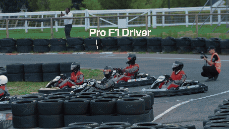F1 Driver Ollie Bearmn goes udnercover against 25 amateurs