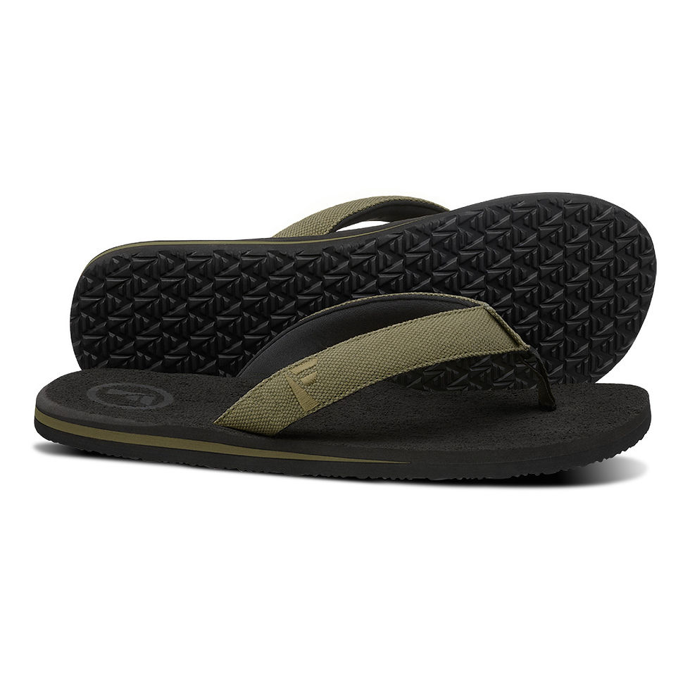 Thumbnail: FoamLife Sully - Mens Flip Flops - Black