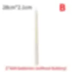 Thumbnail: 4/1pcs Long Christmas LED Candle Flameless Pointed Candle Light Battery Powered