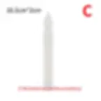 Thumbnail: 4/1pcs Long Christmas LED Candle Flameless Pointed Candle Light Battery Powered