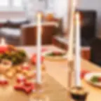 Thumbnail: 4/1pcs Long Christmas LED Candle Flameless Pointed Candle Light Battery Powered