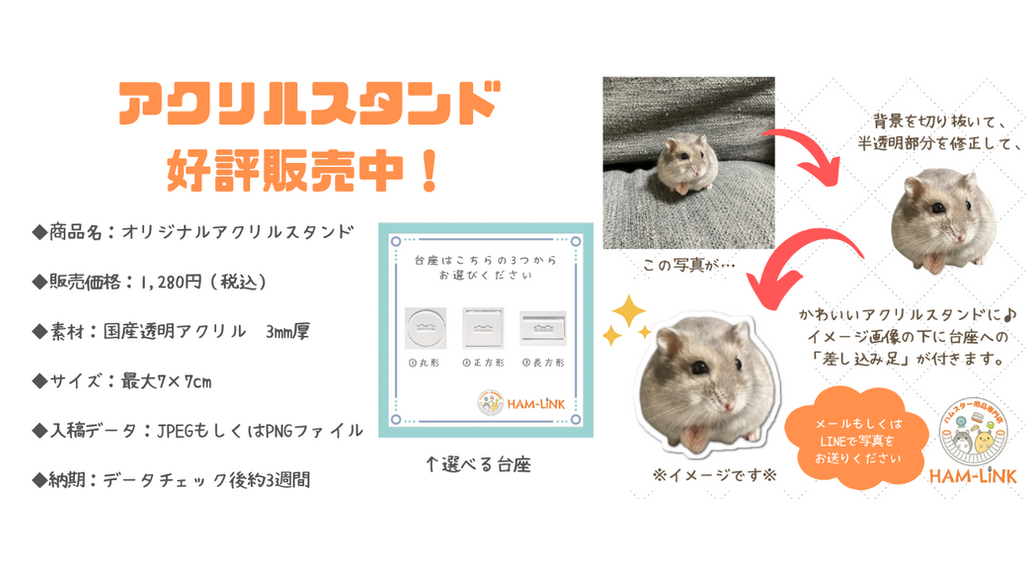 オリジナルアクリルスタンド