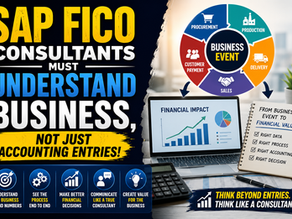 Why SAP FICO Consultants Must Understand Business, Not Just Accounting Entries