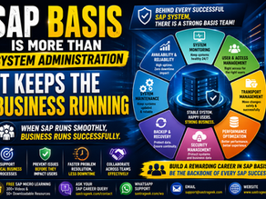 SAP Basis Is More Than System Administration — It Keeps the Business Running