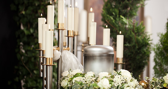 Flowers Candles Funeral
