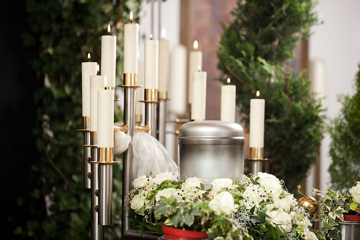 Flowers Candles Funeral