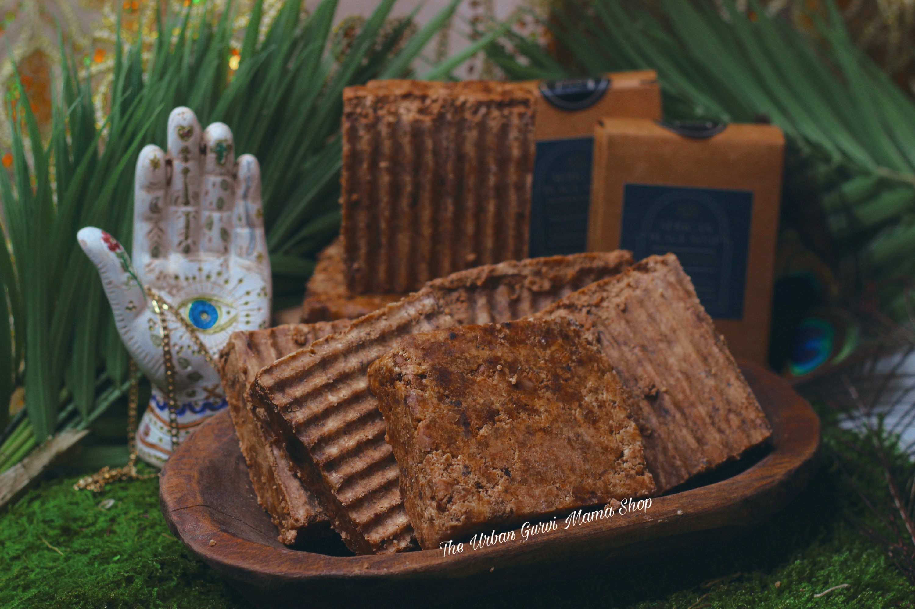 Raw West African Black Soap || Made in Ghana || Protection, Cleansing