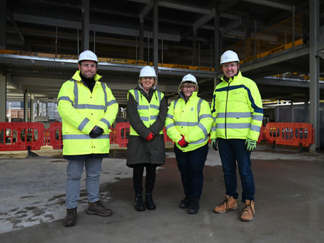 College new build project will launch the careers of five young people