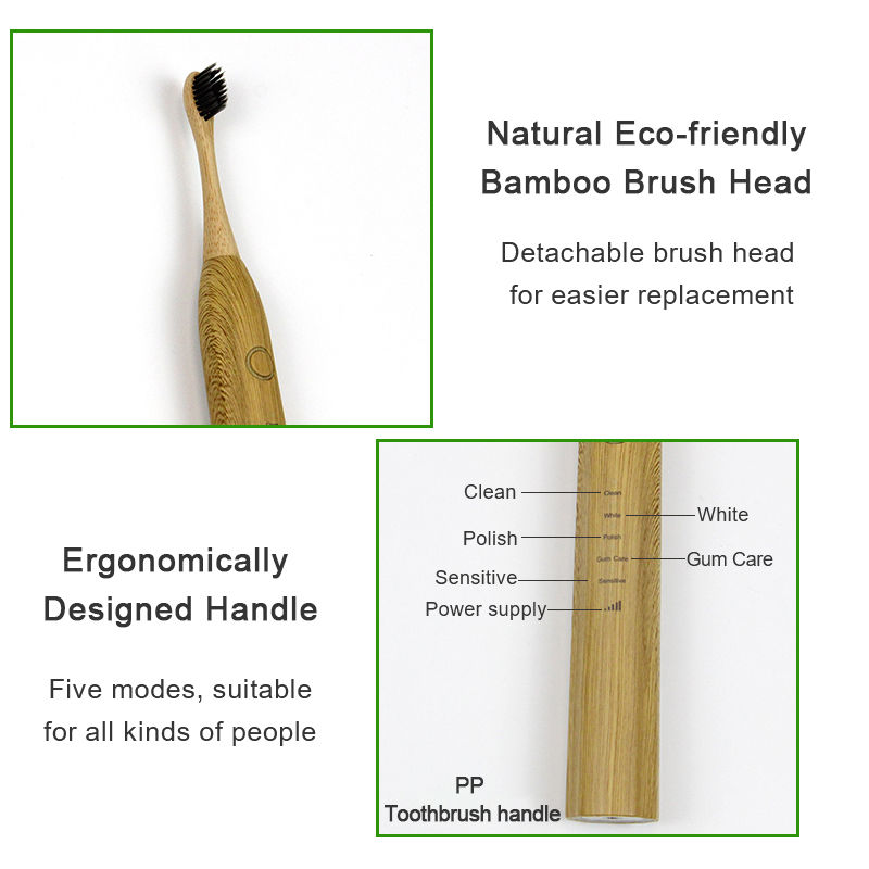Miniature : Eco-Friendly Customized Smart Eco Wooden Electric Bamboo