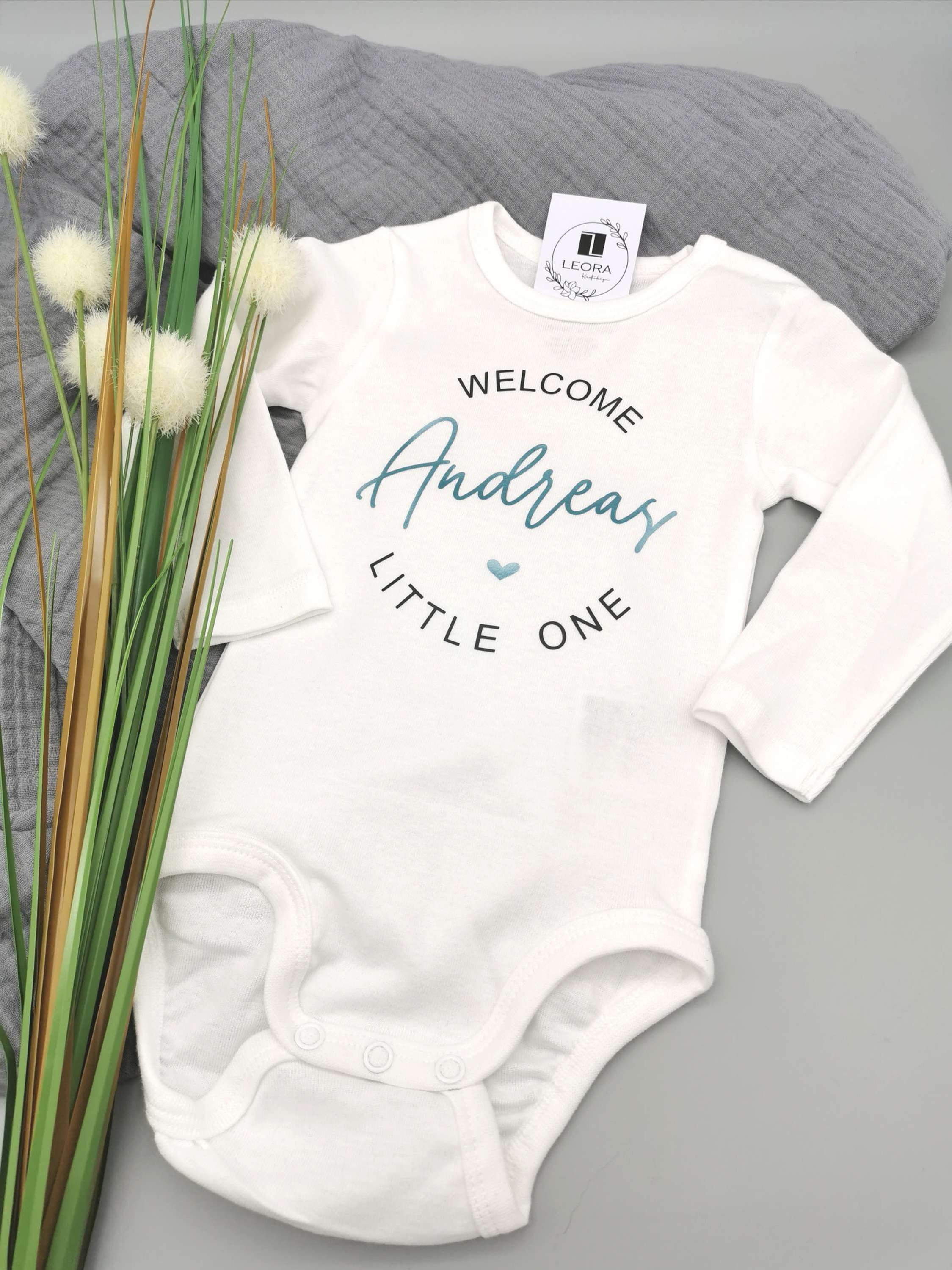 Babybody "Welcome..." kurzarm