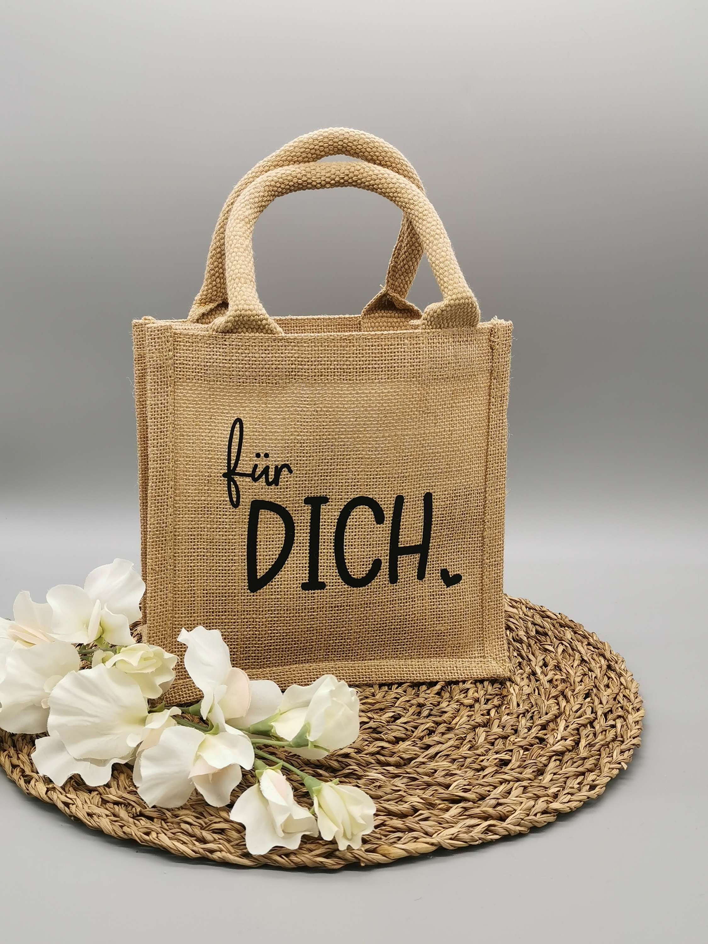 Geschenktasche aus Jute