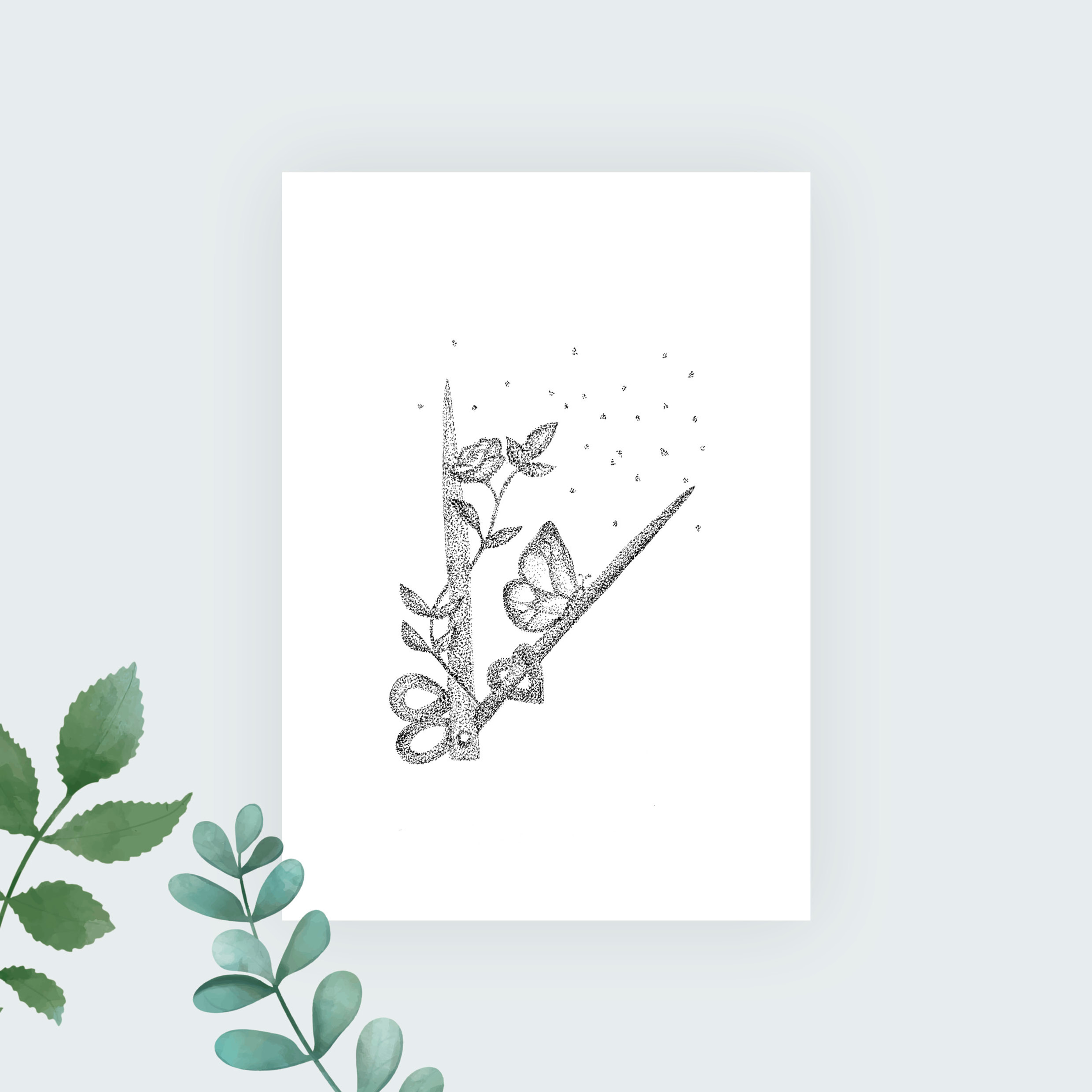 Scissorhands Print