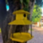 Miniatura: Comedouro com casa - Amarelo