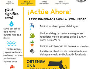 Gran Barrington declara sequía de agua Nivel 2