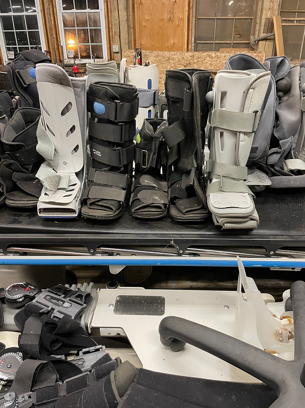 Mucho equipo médico espera ser enviado en los próximos meses