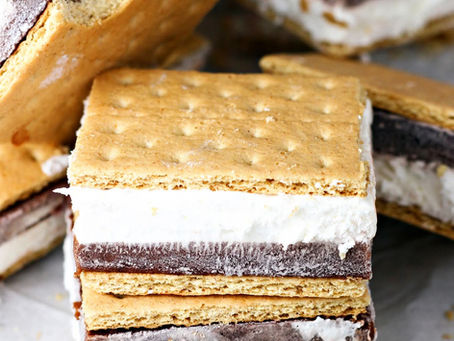 Quick Frozen S'mores Bars