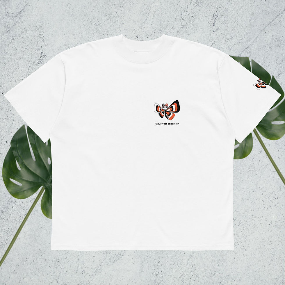 Thumbnail: Unisex organic oversized high neck t-shirt