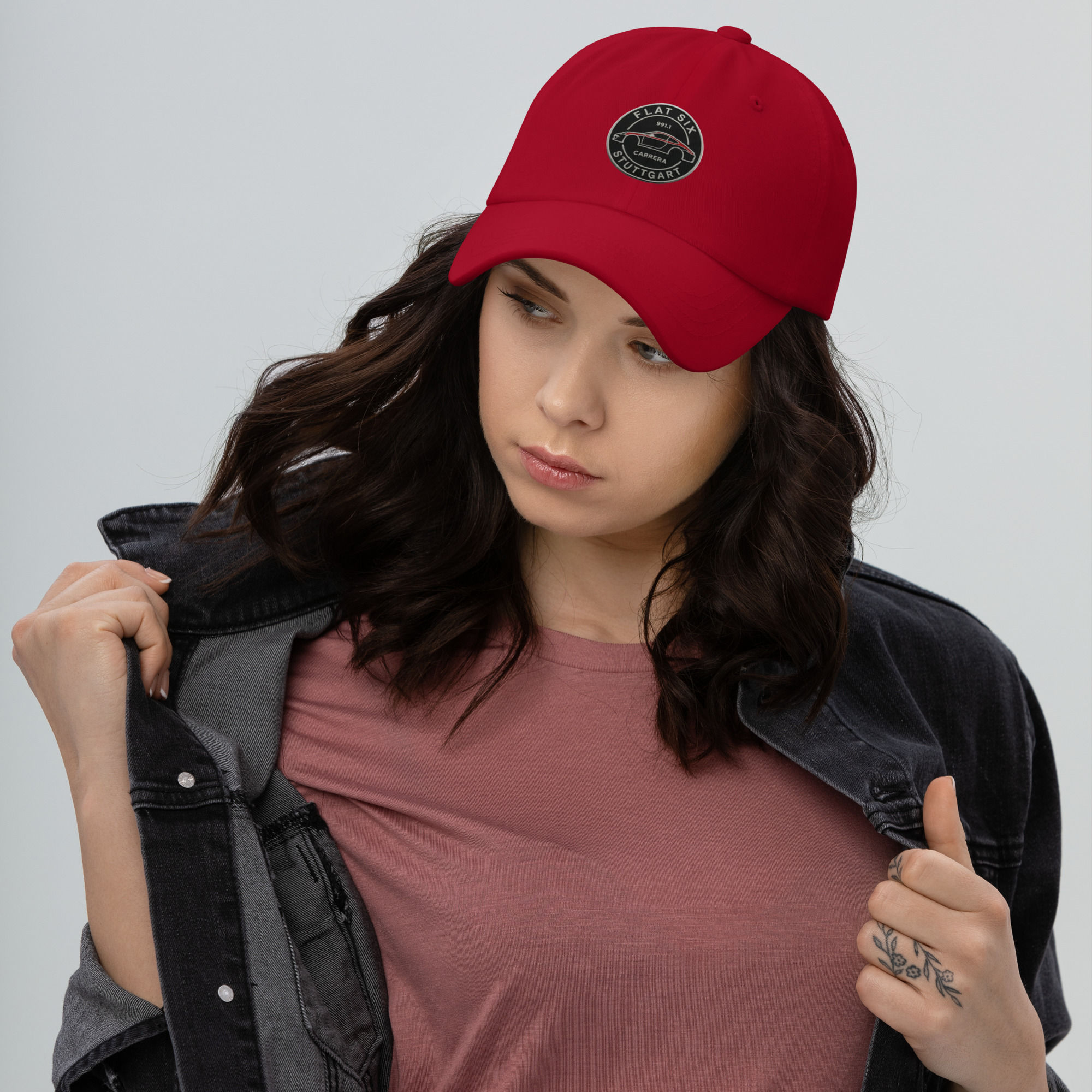 Flat Six 991.1 Carrera Stuttgart Dad Hat | Porsche 911 Inspired Gift