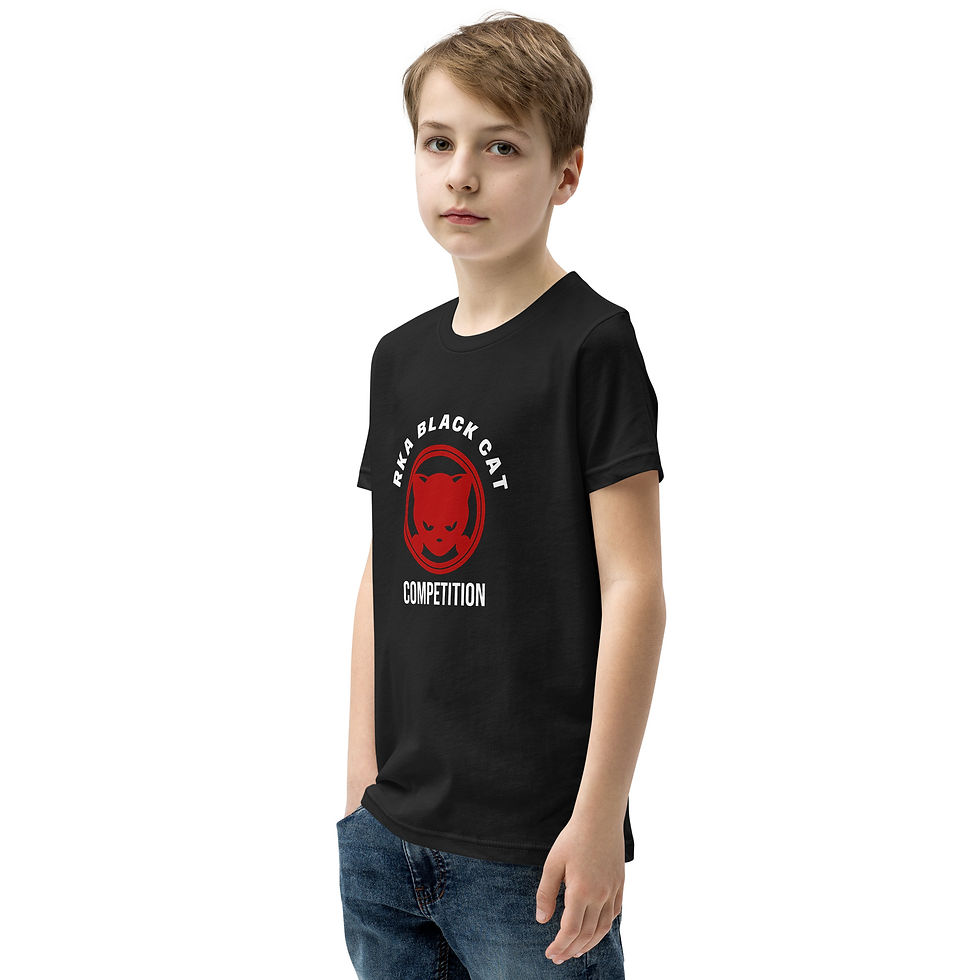 Thumbnail: RKA Black Cat Competition Shirt – Youth.