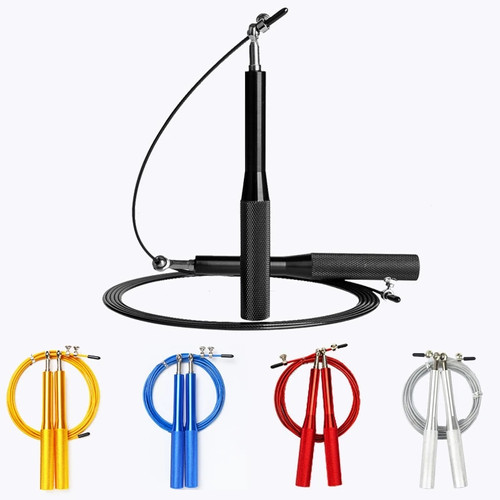 High-Speed Jump Rope with Aluminum Handles – Adjustable Steel Wire