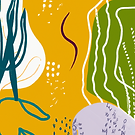 Colourful abstract nature pattern