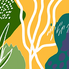 Colourful nature-based pattern