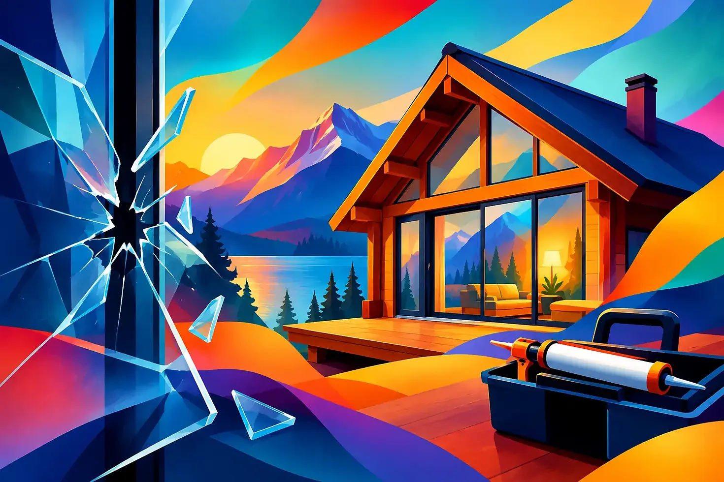 Bris en location de chalet : quoi faire?