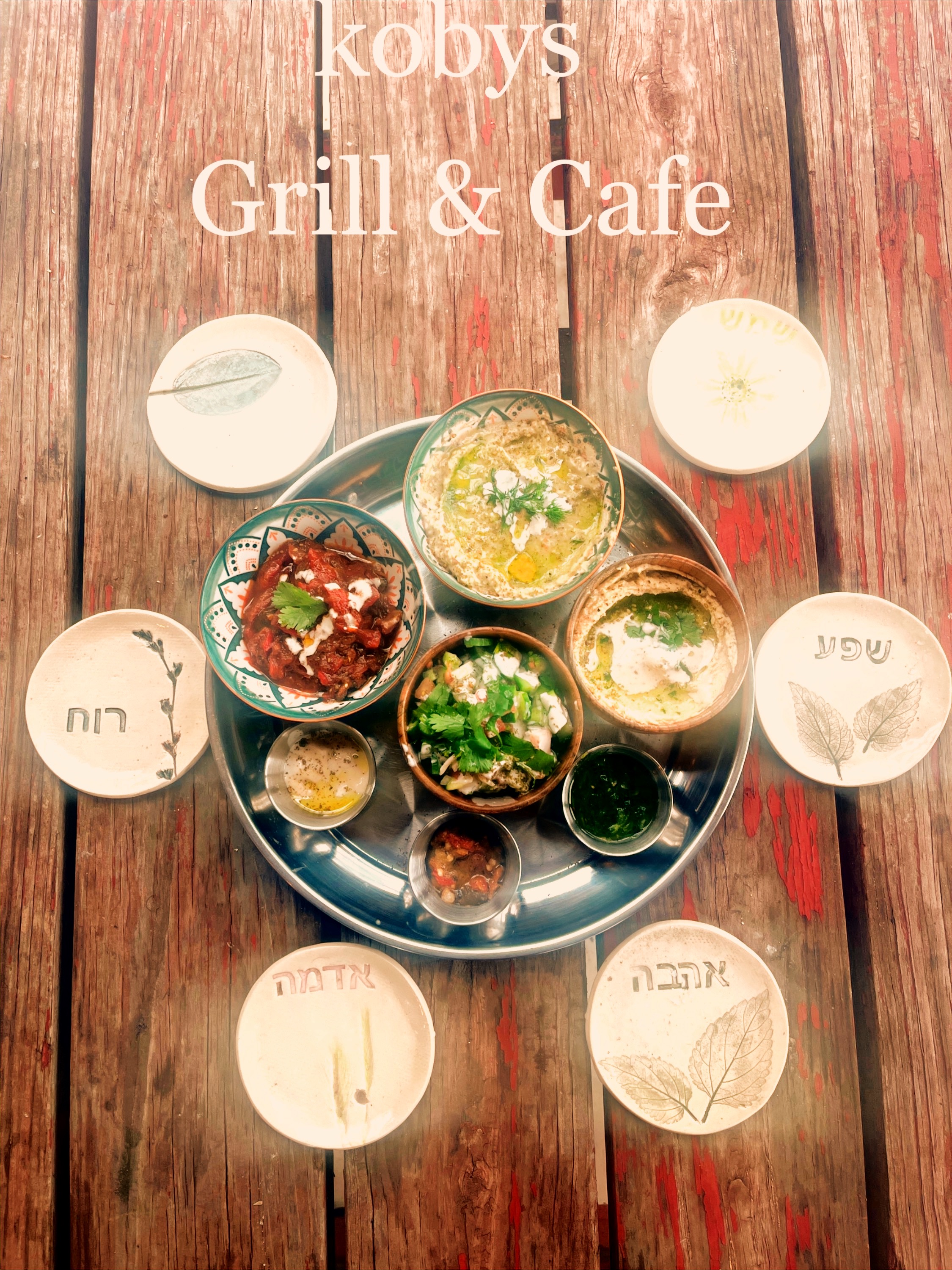 Arranged Food and Objects