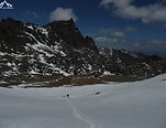 sur le glacier du Dafeng à Siguniang