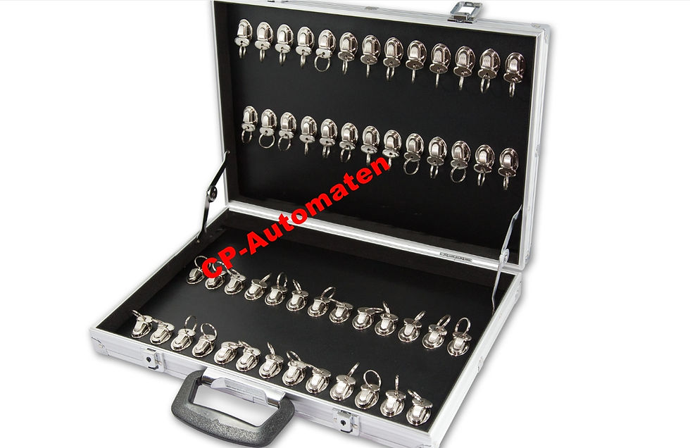 Miniaturbild: Schlüsselkoffer Aluminium für 52 Schlüssel, C+P Automaten, cp-automaten, C+P Automatenhandel, C+P, CP,