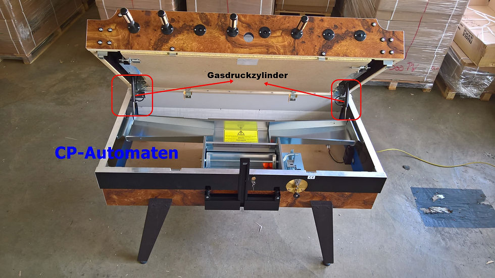 Miniaturbild: Garlando, cp-automaten, Scharnier, C+P , CP, Töggelikasten, Fussballtisch, Tischfussball, Fussballkasten, Baby-Foot.