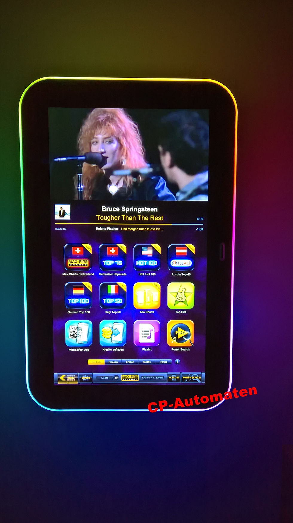 Miniaturbild: Max Fire HD+, cp-automaten, C+P, Automaten, CP, Musikbox, Video Musicbox, MP3 Musicbox, Jukebox, Musikautomat, TAB