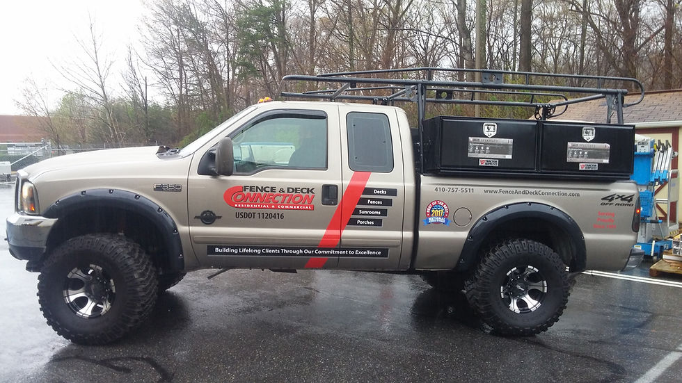 Fence & Deck Connections 2002 Ford F350 #3