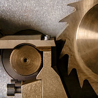 industry machine close up