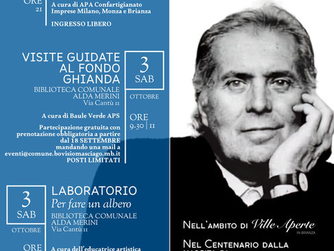 Pierluigi Ghianda, tre appuntamenti a Bovisio Masciago per celebrare il Maestro del legno 