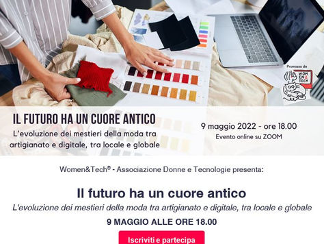 Il futuro ha un cuore antico - Evento online Zoom - 9 maggio 2022 ore 18.00