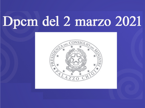 Il Dpcm definitivo in vigore dal 6 marzo