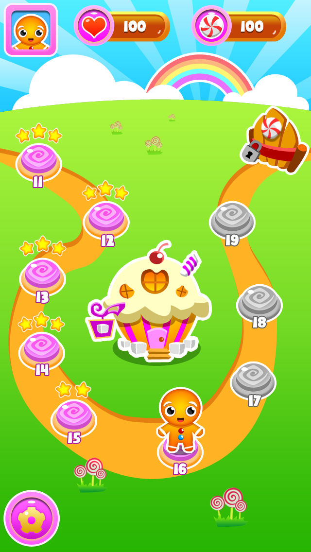 CandyTown Level Screen