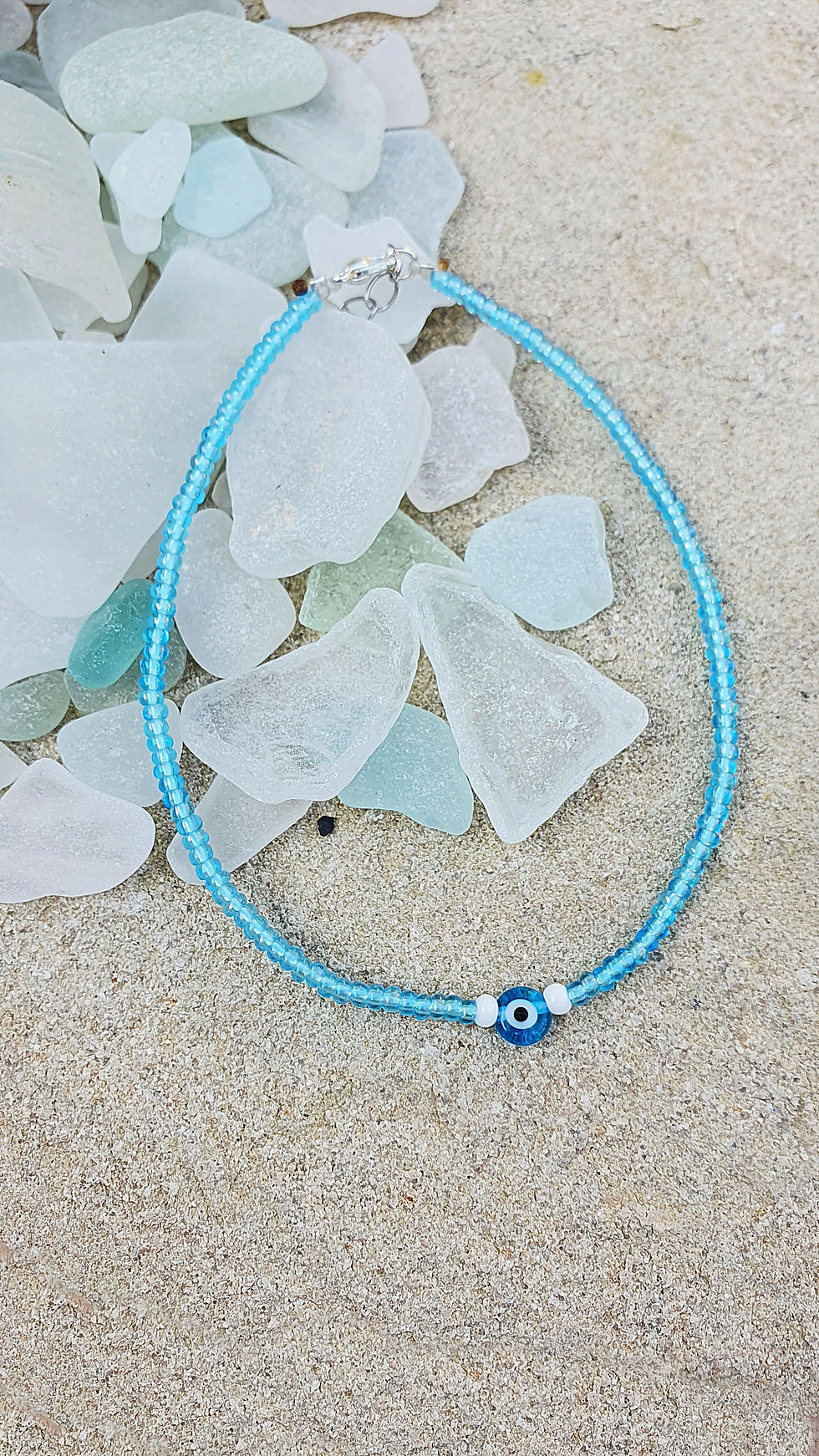 Thumbnail: Nazar der Meeresbrise (Fußkettchen)