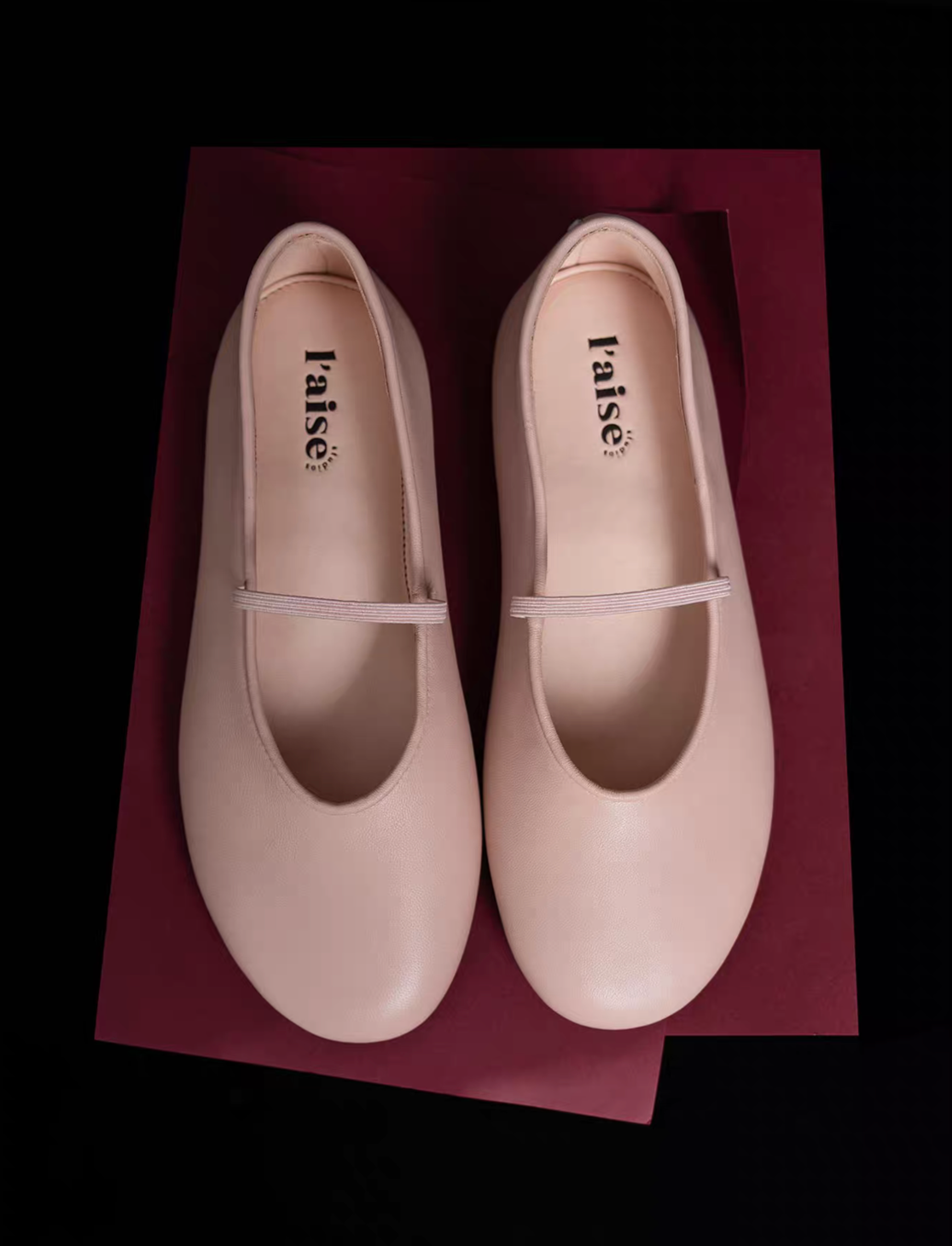 Made in Italy Italian sheep skin elastic strap Mary janes