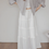 Thumbnail: Sheer cotton tencel embossed cropped shirt